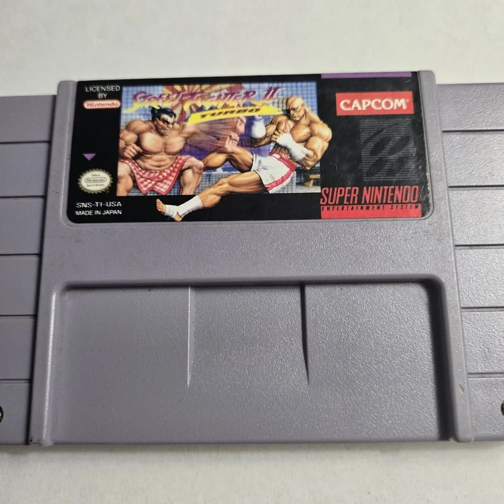 Street Fighter II Turbo (Super Nintendo, 1992) SNES | Authentic | Tested